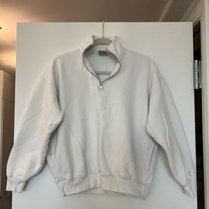 TNA mega fleece quarter zip from Aritzia